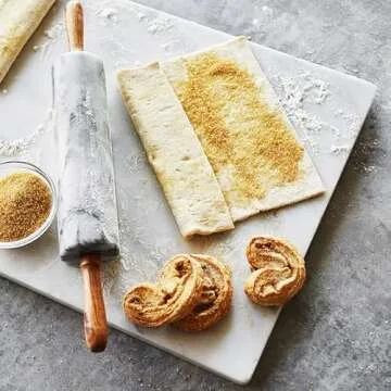 Sur La Table Marble Pastry Board, 16" x 20" x 0.75", White