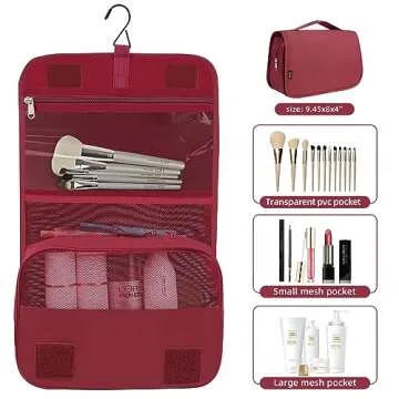 BAGAIL 10 Set Packing Cubes Various Sizes Packing Organizer for Travel Accessories Luggage Carry On Suitcase (10-Burgundy)