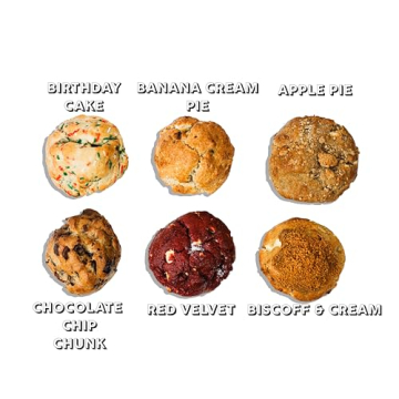 Gourmet Gooey Cookies 6-Pack - Freshly Baked Treats