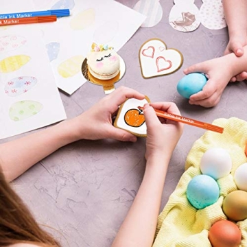 Double-Sided Food Coloring Pens for Creative Baking Fun