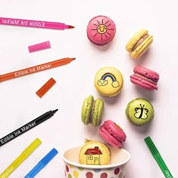 Double-Sided Food Coloring Pens for Creative Baking Fun