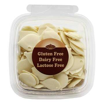King David Kosher Easy Melt Non Dairy White Baking Chocolate Flavored Coins 12.34-ounce Jars (Pack of 3)