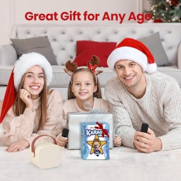 IROO Mini Karaoke Machine with Wireless Microphones Bluetooth Speaker