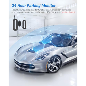 2.5K Dash Cam with Night Vision & 32GB Card