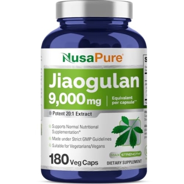 NusaPure Jiaogulan 9000mg Energy-Boosting Capsules