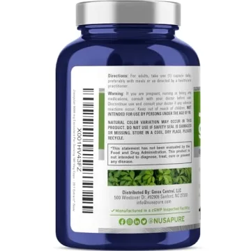 NusaPure Jiaogulan 9000mg Energy-Boosting Capsules