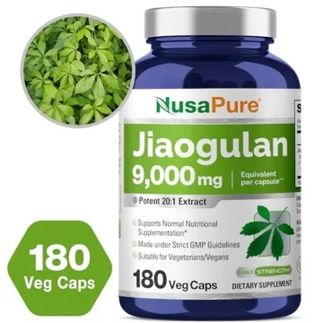 NusaPure Jiaogulan 9000mg Energy-Boosting Capsules