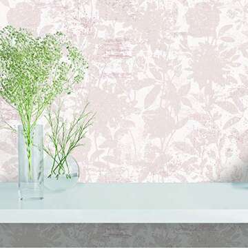 Floral Peel and Stick Wallpaper for Easy Home Makeover