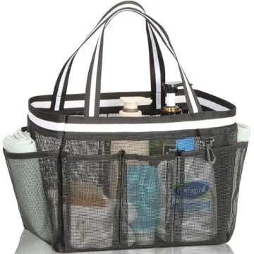 Ocim XL Large Shower Caddy Portable Mesh Shower Tote Bag - Ideal for College, Camping, and Gym