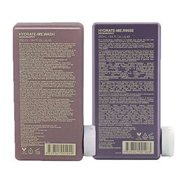 KEVIN MURPHY Hydrate-Me Wash and Rinse 8.4 Fl Oz with pH Labs Pure Hair Mask Miracle Repair Argan & ...