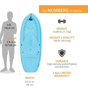 Shop Lifetime Cadet Youth Kayak With Paddle for Kids