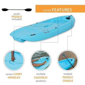 Shop Lifetime Cadet Youth Kayak With Paddle for Kids