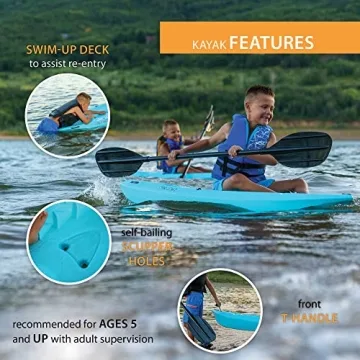 Shop Lifetime Cadet Youth Kayak With Paddle for Kids