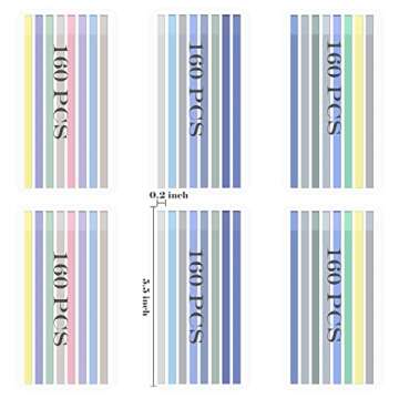 BAYTORY 960Pcs Transparent Highlighter Tape - Reusable Sticky Tabs for Efficient Highlighting