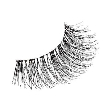 KISS So Wispy Fake Eyelashes Multipack #09, Easy-To-Apply Lightweight False Eyelashes, 100% Cruelty-Free Natural Human Hair, Reusable and Contact Lens Friendly, 5 Pairs