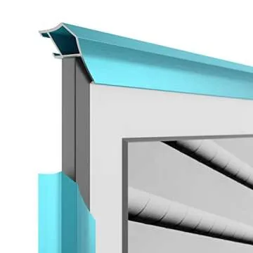 Elegant Deco TV Frame Turquoise for Samsung The Frame 55"