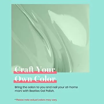 Beetles Eucalyptus Green Gel Nail Polish 15ml - Salon Quality