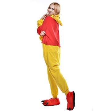 Unisex Animal/Cartoon Pajamas Onesie Party One-Piece Custome Gifts for Halloween Christmas (Winnie The Pooh, S)