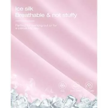 JOYSPELS Ice Silk Workout Tank Tops for Women in Pink
