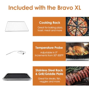 Nuwave Bravo XL Air Fryer Toaster Smart Oven