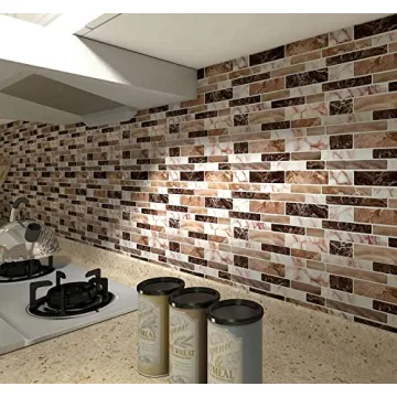 LONGKING Peel and Stick Tile Backsplash - Easy Install & Vibrant Design
