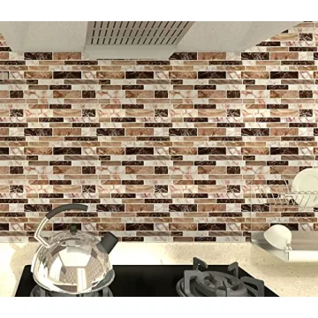 LONGKING Peel and Stick Tile Backsplash - Easy Install & Vibrant Design