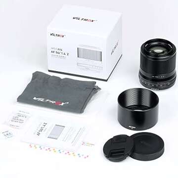 VILTROX 56mm f/1.4 F1.4 Nikon Z Mount Lens, APS-C Z-Mount Lens for Nikon Zfc Z50 Z6 ii Z7 ii Z5