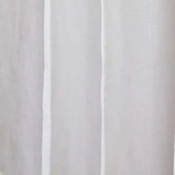 TWOPAGES Patti Natural Linen Curtain Light Filtering Customized Curtain Drapery, Single Panel