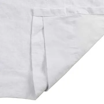 TWOPAGES Patti Natural Linen Curtain Light Filtering Customized Curtain Drapery, Single Panel