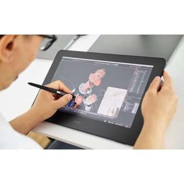 Wacom Cintiq Pro 16 Creative Pen and Touch Display (2021 Version) 4K Graphic Drawing Monitor with 81...