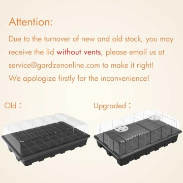 Gardzen 5-Set Seed Starter Tray Kits for Easy Gardening