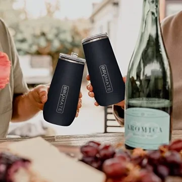 BrüMate Glitter Mermaid Champagne Flute - 12oz Insulated