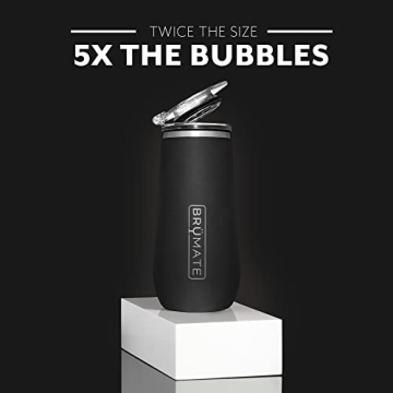 BrüMate Glitter Mermaid Champagne Flute - 12oz Insulated