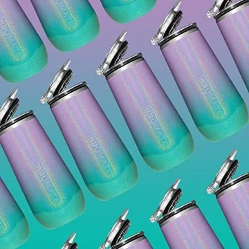 BrüMate Glitter Mermaid Champagne Flute - 12oz Insulated