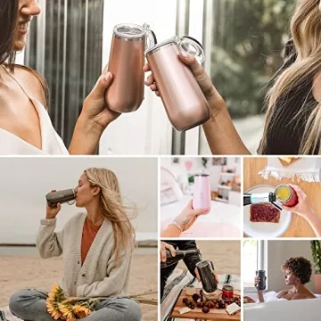 BrüMate Glitter Mermaid Champagne Flute - 12oz Insulated