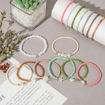 TEXGIZRLY 3mm Seed Beads for Bracelets Making, Friendship Bracelet Making Kit for Girls, 24 Colors Bead Bracelet Kit, Beads for Jewelry Making Kit, DIY, Arts, Crafts Gifts Age 4+ (3MM-C)