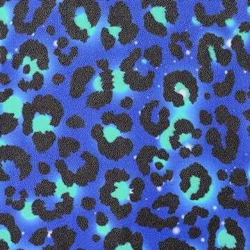 HOZIY Gymnastics Leotards for Girls With Shorts Biketard Toddler Girl Kids Leo Bodysuits Apparel Tumbling Outfits Sparkle Dance Clothing Neon Blue Green Leopard 4t 5t