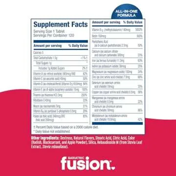 Bariatric Fusion Strawberry Chewable Multivitamin for Surgery