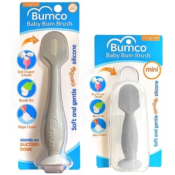 Bumco Baby Bum Brush and Mini Spatula Set for Parents