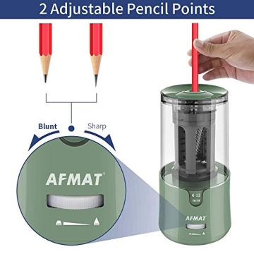 AFMAT Electric Pencil Sharpener - Fast & Auto Stop