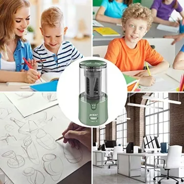 AFMAT Electric Pencil Sharpener - Fast & Auto Stop
