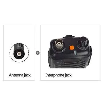 HYS CS Tactical BNC Antenna Dual Band 144/430Mhz Foldable Antenna for ICOM IC-V8 IC-V80 IC-V82 IC-U8...