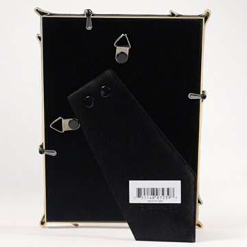 Lawrence Frames Gold Metal Picture Frames with Branch and Bamboo Designs (712557 + 712257)