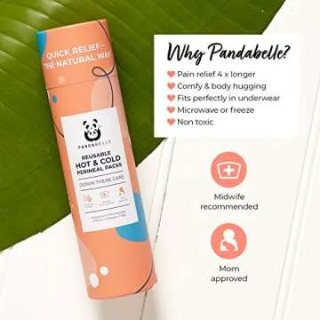 Pandabelle Hot & Cold Reusable Ice Pack for Postpartum Relief