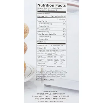 Gourmet Cinnamon Sugar Doughnut Mix by Stonewall Kitchen