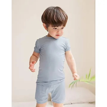 VAENAIT BABY Kids Short Sleeve Sleepwear Pajama Set
