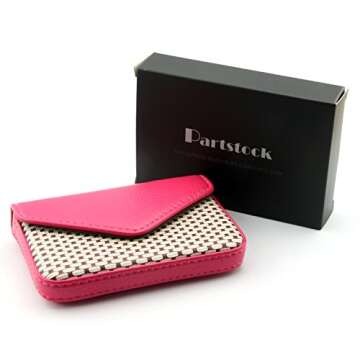 PDTXCLS Partstock Multipurpose PU Leather Business Name Card Holder Wallet