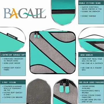 Discover BAGAIL Packing Cubes for Hassle-Free Travel