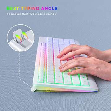 Wireless Backlit Keyboard & Mouse Combo by seenda