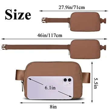 Waterproof Adjustable Fanny Pack for Women Men Durable Versatile